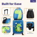 Dinosaur Kids Suitcase and Backpack Set 18