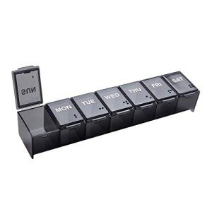 Travel Friendly 7-Day Pill Organizer Box