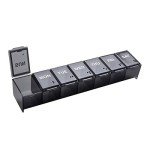 Travel Friendly 7-Day Pill Organizer Box