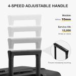 LEVEL8 2-Piece Lightweight Hardshell Luggage Set