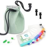 Travel Pill Organizer Pouch with Privacy Protection