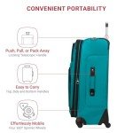 SwissGear Sion Teal Expandable 25-Inch Luggage