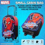 Spiderman Kids Suitcase Trolley Bag - Lightweight Travel