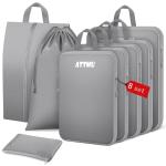 8 Compression Packing Cubes for Travel Organizing