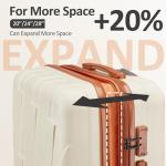 VIVIcity Lightweight Hard Shell Luggage Set with Wheels