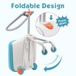 Joytravel Kids Ride-On Luggage with Spinner Wheels