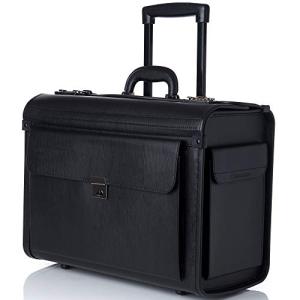 Alpine Swiss 17" Rolling Laptop Briefcase