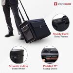 Alpine Swiss 17" Rolling Laptop Briefcase