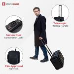 Alpine Swiss 17" Rolling Laptop Briefcase