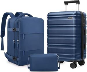 Romtour 3-Piece Hard Shell Luggage Set