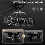 3-Piece Expandable Softside Luggage Set - Army Green