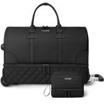 ETRONIK 21 Inch Rolling Duffle Bag with Toiletry Bag
