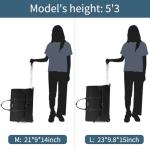 ETRONIK 21 Inch Rolling Duffle Bag with Toiletry Bag