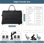 ETRONIK 21 Inch Rolling Duffle Bag with Toiletry Bag