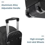 ETRONIK 21 Inch Rolling Duffle Bag with Toiletry Bag