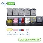 Travel Friendly 7-Day Pill Organizer Box
