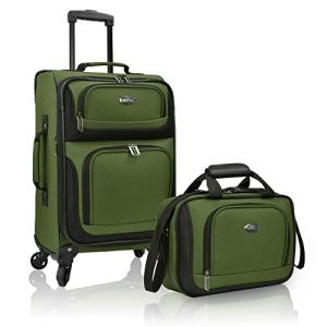 U.S. Traveler 20" Lightweight Rolling Carry On Suitcase