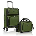U.S. Traveler 20" Lightweight Rolling Carry On Suitcase