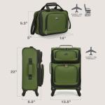 U.S. Traveler 20" Lightweight Rolling Carry On Suitcase