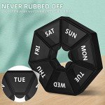Gelibo 2-Pack Portable Weekly Pill Organizer
