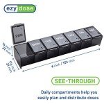 Travel Friendly 7-Day Pill Organizer Box