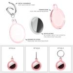 4 Pack Waterproof Airtag Holders with Keychains