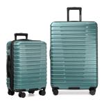 Teal Hardside 2-Piece Luggage Set with USB Port