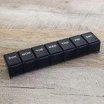 Travel Friendly 7-Day Pill Organizer Box