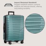 Teal 30-Inch Hardside Spinner Luggage Suitcase