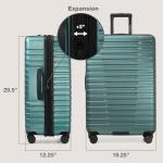 Teal 30-Inch Hardside Spinner Luggage Suitcase