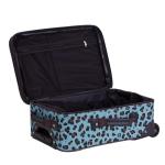 Blue Leopard Expandable Softside Luggage Set, 2-Piece