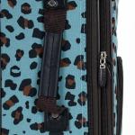 Blue Leopard Expandable Softside Luggage Set, 2-Piece
