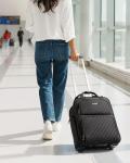LUGGEX Lightweight Underseat Carry-On Luggage - Black