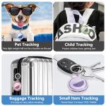 Airtag Holder 4-Pack - Waterproof & Durable