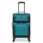 Teal Lightweight 20" Expandable Carry-On Suitcase