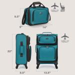 Teal Lightweight 20" Expandable Carry-On Suitcase