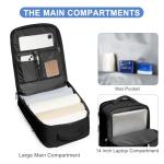 Coofay Women's Waterproof Travel Backpack - Black