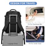 Coofay Women's Waterproof Travel Backpack - Black