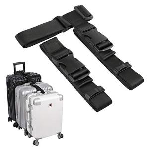 Vigorport Luggage Connector, Straps for Suitcase, Add A Bag Adjustable Attachment Accessories 1.25" Endless for Connect Your 3 Luggage Together-2 Pack
