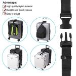 Vigorport Luggage Connector, Straps for Suitcase, Add A Bag Adjustable Attachment Accessories 1.25" Endless for Connect Your 3 Luggage Together-2 Pack