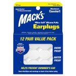 Mack’s Soft Silicone Earplugs – 12 Pairs