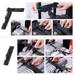 Vigorport Luggage Connector, Straps for Suitcase, Add A Bag Adjustable Attachment Accessories 1.25" Endless for Connect Your 3 Luggage Together-2 Pack