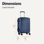 Navy Blue Hardside Spinner Luggage, 30-Inch