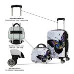 Butterfly Luggage Set for World Travelers, 4-Piece