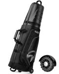 Lightweight Golf Travel Bag with Wheels - Rock Black
