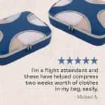 Shacke 6-Piece Travel Packing Cubes Set - Navy