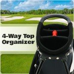 Lightweight Golf Stand Bag with 4-Way Divider