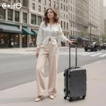Coolife Expandable 28" Spinner Luggage with Lock