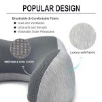 Napfun Upgraded Memory Foam Travel Neck Pillow