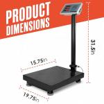 Heavy Duty Digital Platform Shipping Scale 600 LB
